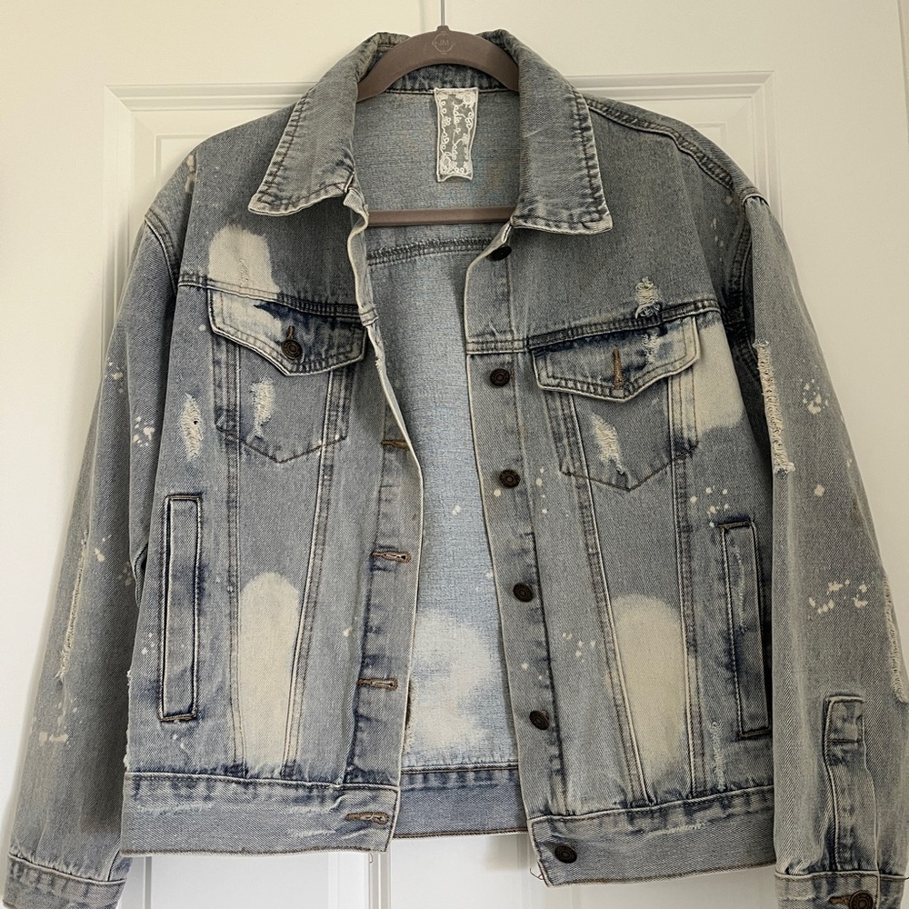 Distressed Denim Jacket